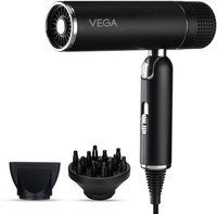 VEGA VHDH-34 Style Pro Foldable Hair Dryer(1600 W, Black)