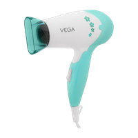 VEGA VHDH-20N Hair Dryer(1000 W, White, Turquoise)
