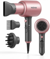 NOVA NHP 8222 Professional Hair Dryer With AC Motor Hair Dryer(2000 W, Rose Gold)