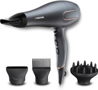 NOVA NHP 8214 Professional AC Motor Hair Dryer(2000 W, Grey)