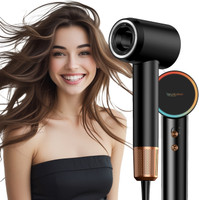 MakeMeeBold Concentrator & fuser | Cool Air Setting | Lightweight & Quiet Air Dryer for Hair Hair Dryer(1600 W, Black)