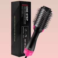 POLYGON oneestep68 Hair Dryer(1000 W, black and pink)