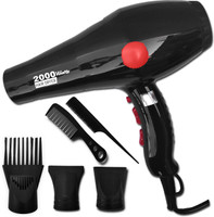 iDOLESHOP High Quality Salon Grade Professional Hair Dryer (2000Watt) Hair Dryer(2000 W, Black)