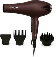 NOVA NHP 8232 Professional Hair Dryer(2000 W, Brown)