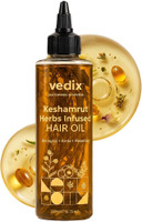 Vedix Keshamrut Herb Infused Ayurvedic Anti-Hairfall Oil With Bhringraj & Rosemary Hair Oil(200 ml)