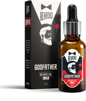 BEARDO Godfather Lite Beard and Moustache Oil For Men 30 ml|Non-Sticky, Light Beard Oil Hair Oil(30 ml)