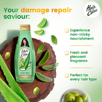 HAIR & CARE ALOEVERA OIL 300ML Pack Of 1 Hair Oil(300 g)