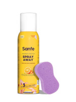 Sanfe Painless & Detan Hair Removal Cream For Legs Chest Underarm & Arms Odour Free Spray(200 ml)