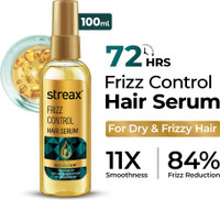 Streax Frizz Control Hair serum for Dry & Frizzy Hair, 72 hrs(100 ml)