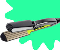 VOGER PRO Professional Crimping Machine for Hair Electric Hair Crimper Hair Straightener(BLACK 17)