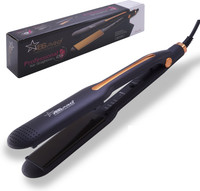 STAR ABS PRO Hair Straightener for Woman Electric Hair Styler 450' F to 750' F Temperature Range 30 Sec fast Heating Hair Straightening Comb Hair Straightener(Black)