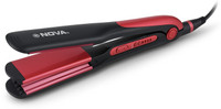 NOVA 2 in 1 NHS 801 Hair Straightener(Black, Pink)