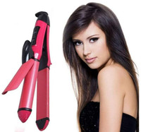 Mr Neat 2 In 1 Professional Hair Straightener Plus Curler - Hair Styling Tool Hair Straightener(Pink)