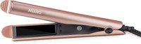 AGARO Straightener & Curler, 2-In-1 Twist Angled Ceramic Coated Floating Plates HS1927 Hair Straightener(Rose Gold)