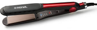 NOVA Temperature Control Professional NHS-982/00 Hair Straightener(Black/Red)