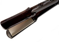 VOGER Temperature Control Professional NanoTitanium Coated Hair Straightener(BLACK 8226)