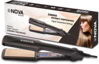 NOVA Temperature Control Professional NHS 860 Hair Straightener(Black)