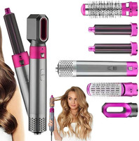 SmartTech Trader Hot Air Brush Hair Styler, 1000W Hair Dryer & Volumizer for Women Hair Styler(Pink)