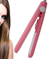 KRITAM Hair Straightener women Professional Mini Hair Straighteners Iron Specially Mini Straightener for Women, Mini Professional Flat Iron Hair Styler(Multicolor)