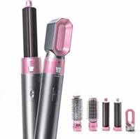 Lipzie 5 IN 1 Hair Dryer Brush, a Multifunctional Hot Air Styler for Beautiful Hair Hair Straightener(Multicolor)