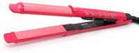 Kemei KM-133 STRAIGHTENERS & CURLS FUNCTION STYLER Hair Straightener(Pink)