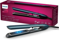 PHILIPS New Model BHS732/10 Hair Straightener(Blue)