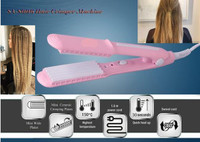 NVA Smooth Hair Styling Ceramic Coated Straightner Or Crimper For Girls & Ladies Hair Styler(Pink)