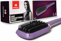 HAVELLS HS4201 Hair Straightener Brush(Purple)
