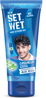 SET WET Styling Hair Gel for Men - Casually Cool for Medium Hold & High Shine,No Alcohol Hair Gel(100 g)