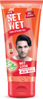 SET WET Styling Hair Gel for Men - Shine Everyday for Long Hair, Light Hold & High Shine Hair Gel(50 g)