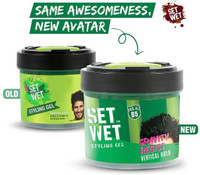 SET WET Gravity Resist Men's Hair Styling Solution Hair Gel(250 g)