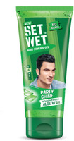 SET WET Styling Hair Gel for Men - Party Shine for Strong Hold & High Shine, No Alcohol Hair Gel(50 g)