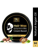 TRU HAIR Men's SPF 50 Hair Styling Cream | Non-Sticky Gel | 8 Hour Hold | Styling Wax Hair Wax(50 g)