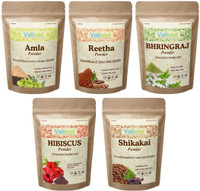 Valioso Amla, Reetha, Shikakai, Hibiscus And Bhringraj Powder for Hair Growth(250 g)