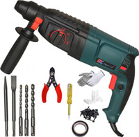 Digital Craft Hammer Drilling Machine 26mm,Line Tester,Wire Stripper Rotary Hammer Drill(26 mm Chuck Size, 1600 W)