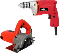 RanPra 10MM DRILL MACHINE WITH MARBLE CUTTER COMBO WITH PROFESSIONAL QUALITY Hammer Drill(10 mm Chuck Size, 650 W)