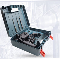 Hillgrove 2 Modes Multi-Purpose Household Electric Rotary Hammer Drilling Machine All Purpose Falt/Hammer/Imapct Drill Machine with 3 Drill Bits for Making Holes in Metal/Wood/Concrete Rotary Hammer Drill(20 mm Chuck Size, 750 W)