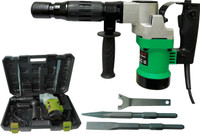 Inditrust 6 Months Warranty 5.6kg Demolition Hammer Copper Armature and Coil with 2 chisels and a carrying box set Hex Chuck Hammer Drill(16 mm Chuck Size, 1300 W)