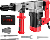 iBELL Demolition Hammer , 5.6Kg, 1150W, Impact 4100/min, Energy 10J, 17mm HEX chuck DH10-78 Hammer Drill(17 mm Chuck Size, 1150 W)