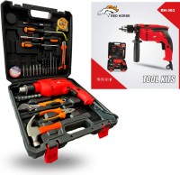 RanPra NEW 13MM RE IMPACT DRILL MACHINE WITH FORWARD/REVERSE ROTATION AND TOOL KIT(33PCS) WITH HIGH PERFORMANCE Impact Driver(13 mm Chuck Size, 710 W)