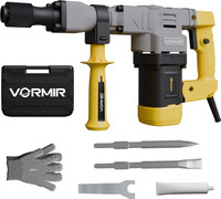 iBELL VORMIR DH10-78 Demolition Hammer – 6Kg, 1150W Copper Armature Motor, 17mm HEX Chuck, 10J Impact Energy,4100 BPM,Heavy Duty Concrete & Masonry Breaker Hammer Drill(17 mm Chuck Size, 1150 W)