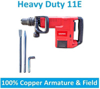 Sauran Heavy-Duty 11 Kg Demolition Hammer 100% Copper Armature (HMM34) Impact Driver(24 mm Chuck Size, 1500 W)