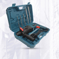 Hillgrove 100% Copper Winding H26H4 All Purpose 26mm Hammer Impact Drill Machine Forward/Reverse Rotaion with 5 Bits for Making Holes in Metal/Wood/Concrete Rotary Hammer Drill(26 mm Chuck Size, 1200 W)