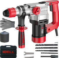 iBELL Rotary Hammer, 750RPM, SDS Plus Chuck 26mm, Energy 5J, Impact Rate 4000/min RH28-101 Rotary Hammer Drill(28 mm Chuck Size, 1000 W)
