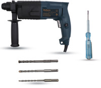 Walkers WKCB328M1 All Purpose 20mm Hammer Impact Drill Machine Forward/Reverse Rotation with 3 Bits for Making Holes in Metal/Wood/Concrete Hammer Drill WKCB328M1 Hammer Drill(20 mm Chuck Size, 750 W)