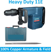Sauran Heavy-Duty 11 Kg Demolition Hammer 100% Copper Armature (HMM14) Impact Driver(24 mm Chuck Size, 1500 W)