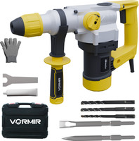 iBELL VORMIR Rotary Hammer Drill VR RH28-101, 1000W SDS Plus Core Drill, 26mm Chuck,5J Impact Energy, 750RPM, 4000 BPM –Concrete, Masonry & Stone Rotary Hammer Drill(26 mm Chuck Size, 1000 W)