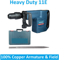 Sauran Heavy-Duty 11 Kg Demolition Hammer 100% Copper Armature (HMM2) Impact Driver(24 mm Chuck Size, 1500 W)