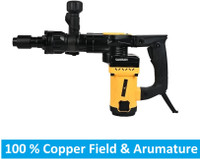 Sauran 7Kg Demolition Hammer, Breaker Copper Armature (HMD4) Hammer Drill(17 mm Chuck Size, 1200 W)