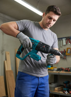 Calldrishe Hammer Drill, 21V 4.0Ah Battery, Professional Drilling Hammer Drill Hammer Drill, 21V 4.0Ah Battery, Professional Drilling Hammer Drill(10 mm Chuck Size, 21 W)